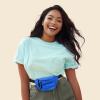 imageDALIX 3 Pocket Fanny Pack Black Maroon Royal BlueRoyal Blue