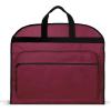 imageDALIX 39quot Garment Bag Cover Suits Dresses Clothing Foldable Shoe Pocket in Navy BlueMaroon