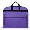 imageDALIX 39quot Garment Bag Cover Suits Dresses Clothing Foldable Shoe Pocket in Navy BluePurple