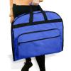 imageDALIX 39quot Garment Bag Cover Suits Dresses Clothing Foldable Shoe Pocket in Navy BlueRoyal Blue