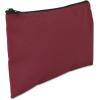 imageDALIX Bank Bags Money Pouch Secur Deposit Utility Zipper Coin Bag Red 2 PackMaroon