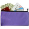 imageDALIX Bank Bags Money Pouch Secur Deposit Utility Zipper Coin Bag Red 2 PackPurple