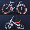 imageDALIX Father Son Bicycle Tricycle Matching Ball Cap Embroidered Hat SetNavy Blue
