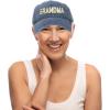 imageDALIX Matching Grandma and Grandpa Ball Cap Embroidered Hat SetWashed Navy Blue