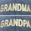 imageDALIX Matching Grandma and Grandpa Ball Cap Embroidered Hat SetWashed Navy Blue