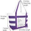 imageDALIX Monogrammed Beach Bag and Totes for Women Personalized Gifts Purple A  ZA