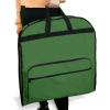 imageDalix 60quot Foldable Garment Bag Suits Cover Dresses w Front PocketDark Green