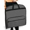 imageDalix 60quot Foldable Garment Bag Suits Cover Dresses w Front PocketGray