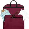 imageDalix 60quot Foldable Garment Bag Suits Cover Dresses w Front PocketMaroon