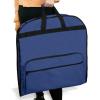 imageDalix 60quot Foldable Garment Bag Suits Cover Dresses w Front PocketNavy Blue