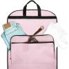 imageDalix 60quot Foldable Garment Bag Suits Cover Dresses w Front PocketPink