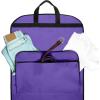 imageDalix 60quot Foldable Garment Bag Suits Cover Dresses w Front PocketPurple