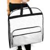 imageDalix 60quot Foldable Garment Bag Suits Cover Dresses w Front PocketWhite
