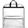 imageDalix 60quot Foldable Garment Bag Suits Cover Dresses w Front PocketWhite