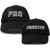 imageDALIX Father Son Hats Dad and Son Matching Caps Embroidered Pro ProdigyBlack