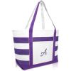 imageDALIX Monogrammed Beach Bag and Totes for Women Personalized Gifts Purple A  ZA