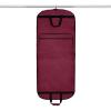 imageDalix 60quot Foldable Garment Bag Suits Cover Dresses w Front PocketMaroon