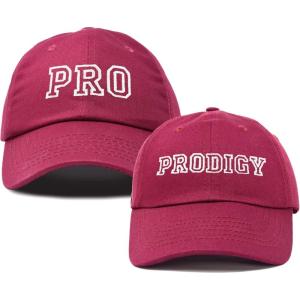 imageDALIX Father Son Hats Dad and Son Matching Caps Embroidered Pro ProdigyMaroon
