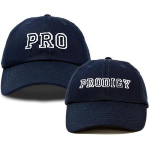 imageDALIX Father Son Hats Dad and Son Matching Caps Embroidered Pro ProdigyNavy Blue