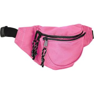 imageDALIX Small Fanny Pack Waist Pouch S XS Size 24 to 31 in BlackHot Pink