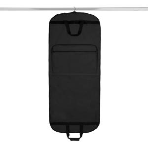 imageDalix 60quot Foldable Garment Bag Suits Cover Dresses w Front PocketBlack