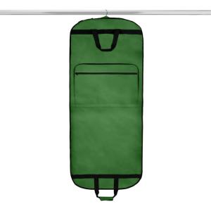 imageDalix 60quot Foldable Garment Bag Suits Cover Dresses w Front PocketDark Green