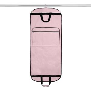 imageDalix 60quot Foldable Garment Bag Suits Cover Dresses w Front PocketPink