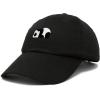 imageDALIX Cute Baby Panda Womens Dad Hat Baseball Cap EmbroideredBlack