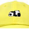 imageDALIX Cute Baby Panda Womens Dad Hat Baseball Cap EmbroideredMinion Yellow
