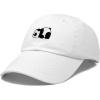 imageDALIX Cute Baby Panda Womens Dad Hat Baseball Cap EmbroideredWhite