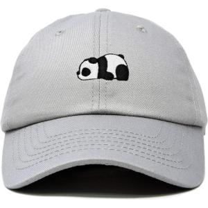 imageDALIX Cute Baby Panda Womens Dad Hat Baseball Cap EmbroideredGray