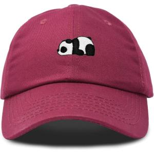 imageDALIX Cute Baby Panda Womens Dad Hat Baseball Cap EmbroideredMaroon