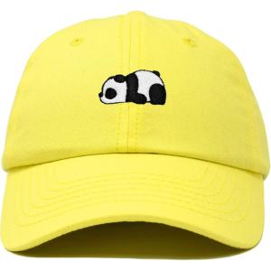 imageDALIX Cute Baby Panda Womens Dad Hat Baseball Cap EmbroideredMinion Yellow