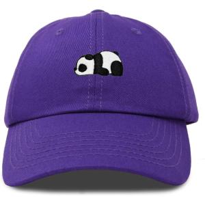 imageDALIX Cute Baby Panda Womens Dad Hat Baseball Cap EmbroideredPurple