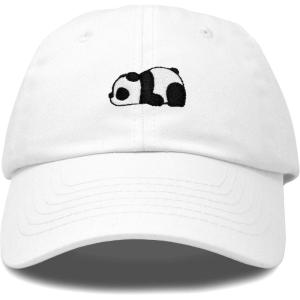 imageDALIX Cute Baby Panda Womens Dad Hat Baseball Cap EmbroideredWhite