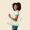 image22quot Heavy Duty Cotton Canvas Tote Bag ZipperedMint Green