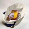 image22quot Heavy Duty Cotton Canvas Tote Bag ZipperedNavy Blue