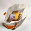 image22quot Heavy Duty Cotton Canvas Tote Bag ZipperedOrange
