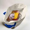 image22quot Heavy Duty Cotton Canvas Tote Bag ZipperedRoyal Blue