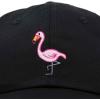 imageDALIX Flamingo Hat Womens Baseball CapBlack