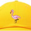 imageDALIX Flamingo Hat Womens Baseball CapGold