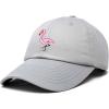 imageDALIX Flamingo Hat Womens Baseball CapGray