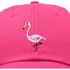 imageDALIX Flamingo Hat Womens Baseball CapHot Pink