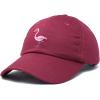 imageDALIX Flamingo Hat Womens Baseball CapMaroon