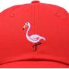 imageDALIX Flamingo Hat Womens Baseball CapRed