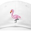imageDALIX Flamingo Hat Womens Baseball CapWhite