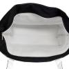 imageDALIX Striped Boat Bag Premium Cotton Canvas Tote in BlackBlack