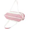 imageDALIX Striped Boat Bag Premium Cotton Canvas Tote in BlackPink