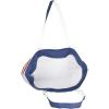 imageDALIX Striped Boat Bag Premium Cotton Canvas Tote in BlackStarsstripes