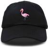 imageDALIX Flamingo Hat Womens Baseball CapBlack